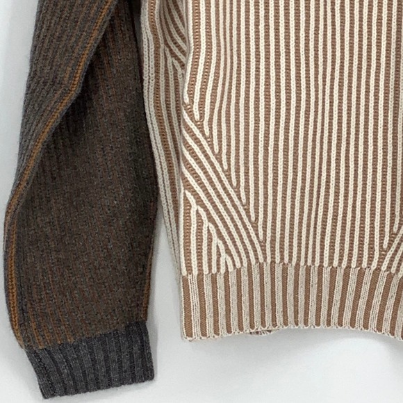 NEW! NAADAM Size Small Fisherman Colorblock Turtleneck Sweater $445 msrp J7-5 - Picture 6 of 12
